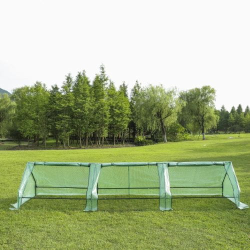 Парник ТРИО 2,7Р с чехлом из армированной пленки на молнии