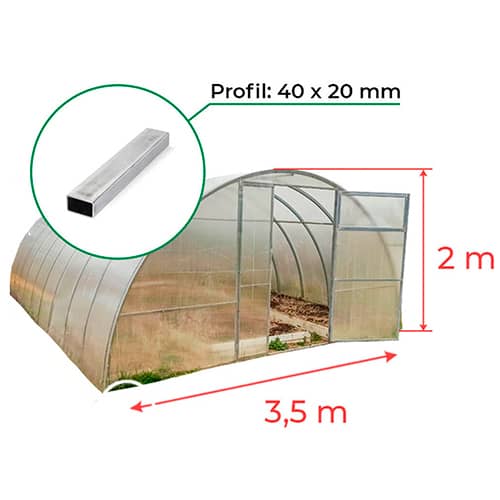 Параметры теплицы из поликарбоната Размеры и характеристики