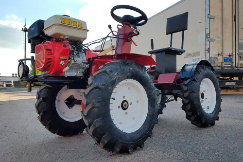 Минитрактор Shtenli на базе мотоблока с задним адаптером АМ-5