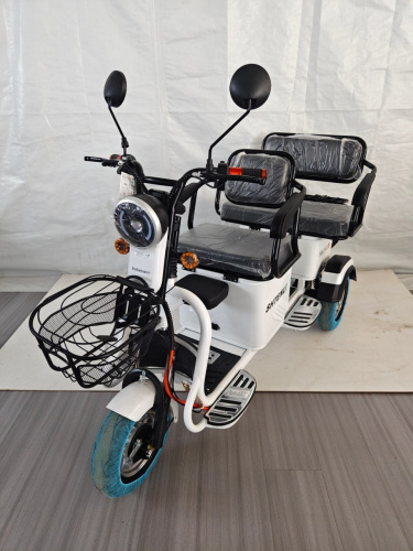 Трехколесный электроскутер Shtenli Model XL SLA 4 места