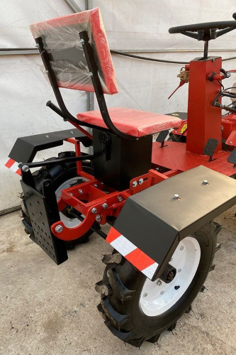 Задний адаптер АМ-5 с рулевой колонкой для переделки мотоблока в минитрактор