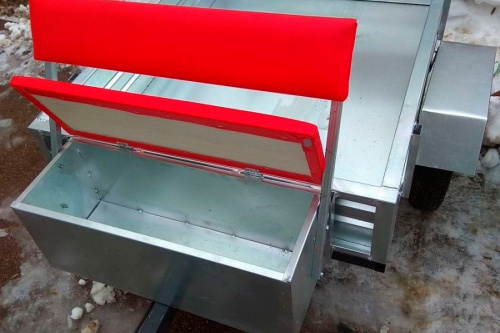 Оцинкованный прицеп универсального типа для мотоблока МТЗ